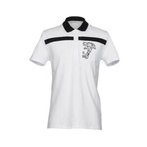 Versace Black and White Medusa Polo Medium‎